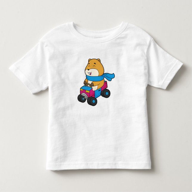 Camiseta Carro de Hamster (Frente)