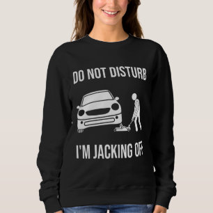Camiseta Carro de Homens Não Perturbe Estou Tirando Mecân