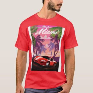 Camiseta Carro de Miami Sports