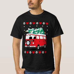 Camiseta carro de natal descolado