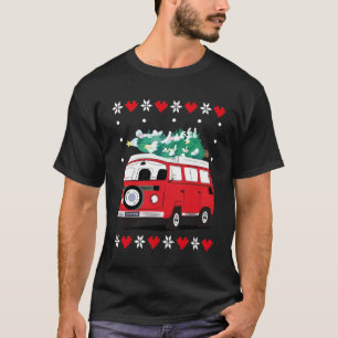 Camiseta carro de natal descolado