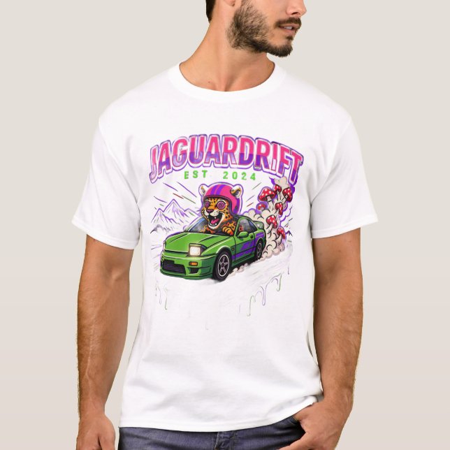 Camiseta carro de passeio jaguar (Frente)