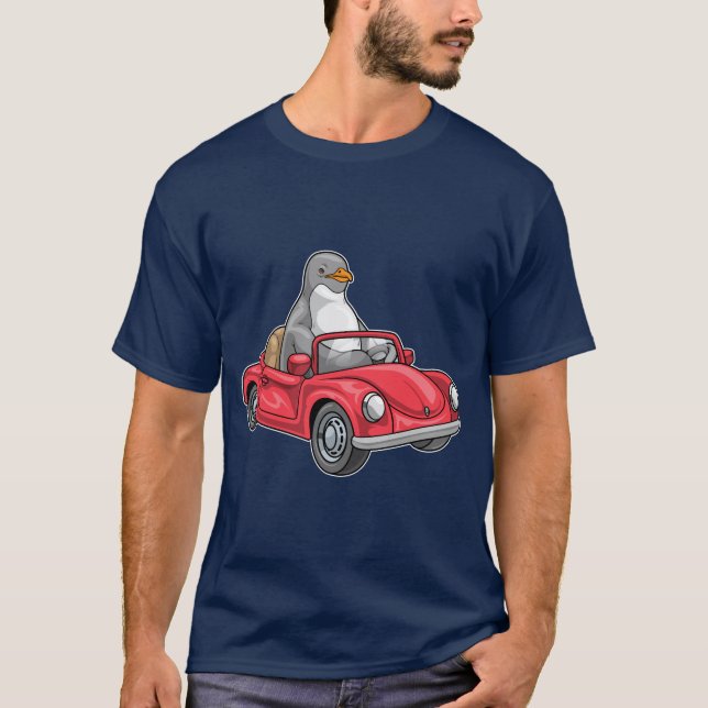 Camiseta Carro de pinguim (Frente)