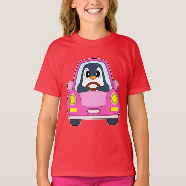 Camiseta Carro de pinguim (Frente)