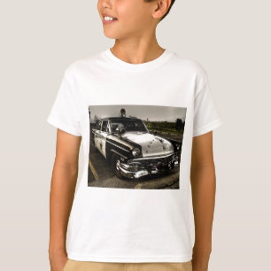 Camiseta Carro de polícia do vintage