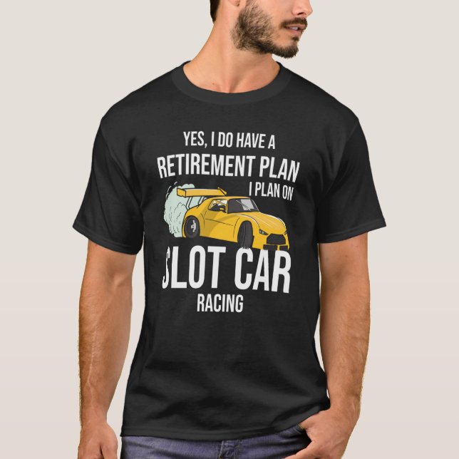 Camiseta Carro de Slot do Plano de Reforma (Frente)