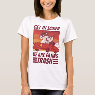 Camiseta Carro De Trapaceira Encantada Por Possum Raccoon