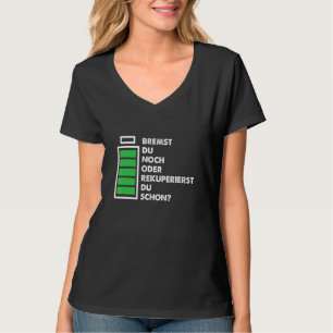 Camiseta Carro De Travagem Que Recupera A Bateria De Veícul