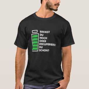 Camiseta Carro De Travagem Que Recupera A Bateria De Veícul