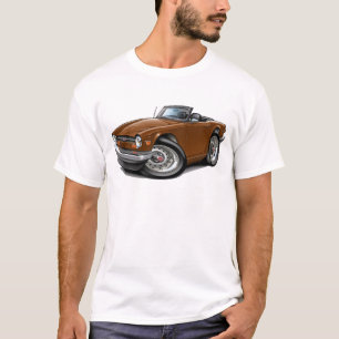 Camiseta Carro de Triumph TR6 Brown