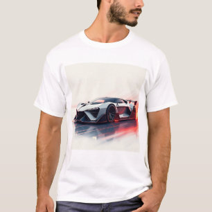 Camiseta Carro desportivo futurístico - Design inteligente 
