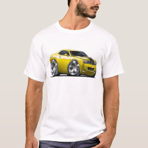 Camiseta Carro do amarelo do desafiador de Dodge