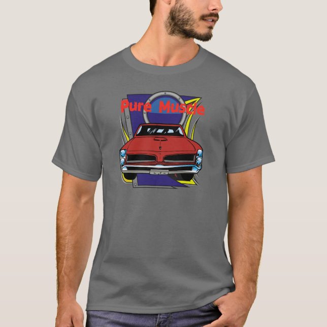 Camiseta Carro do músculo de 1966 GTO (Frente)