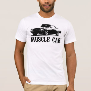 Camiseta carro do músculo do vintage