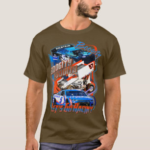 Camiseta Carro e cremalheira de Vamos de Boogity Go Racing