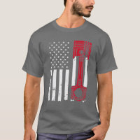 Carro Entusiasta Americana Flag Pistola Muscle Car
