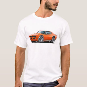 Camiseta Carro escondido alaranjado do farol do juiz de