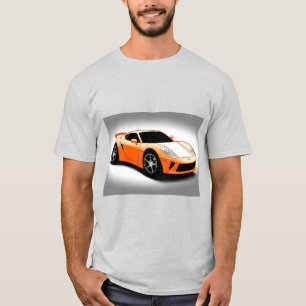 Camiseta Carro Esportivo com Design Aerodinâmico e Estética