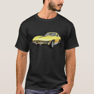 Camiseta Carro Esportivo Corvette 1967: Conclusão Amarela