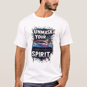 Camiseta Carro Esportivo 🏎️ Desmascare Seu Espírito Arte G