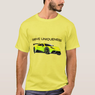 Camiseta Carro Esportivo Elegante Design Moderno de Velocid