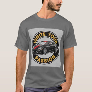 Camiseta Carro Esportivo Preto