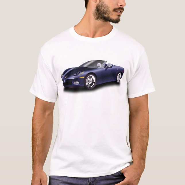 Camiseta Carro esportivo roxo (Frente)