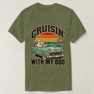 Camiseta Carro Fantasma Retro Cruisin 'Com Meu Amor no Hall