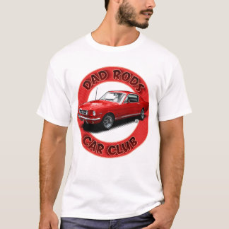 Camiseta Carro FastBack Pônei Vermelho Dad Rods Ca