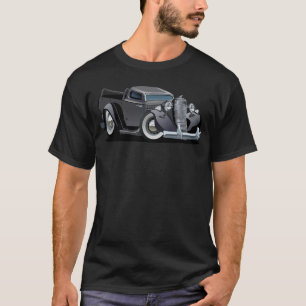 Camiseta Carro hot rod de desenho animado