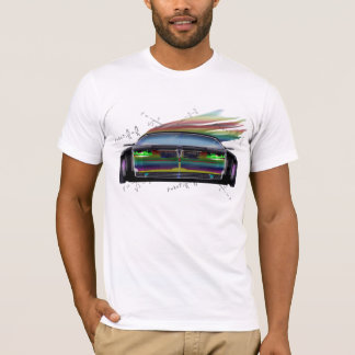 Camiseta Carro instantâneo do conceito do arco-íris