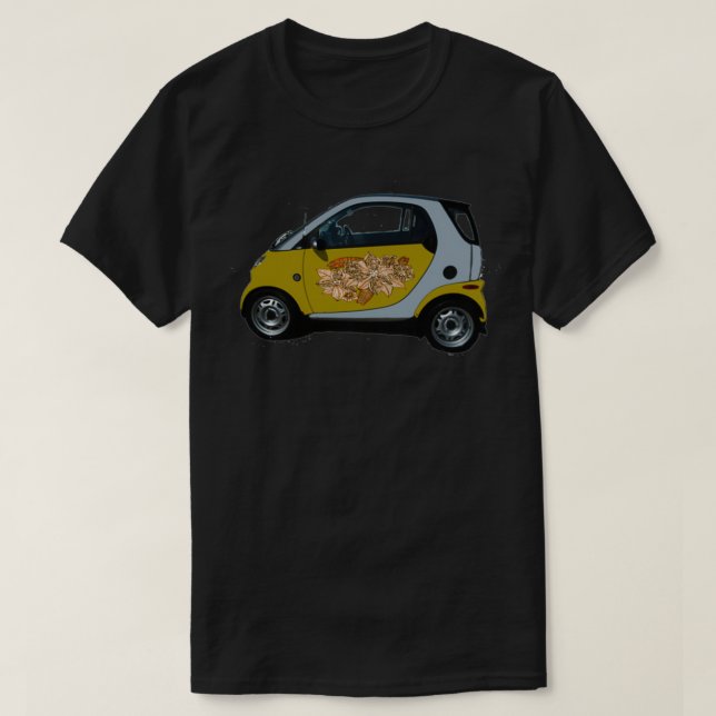 Camiseta Carro inteligente (Frente do Design)