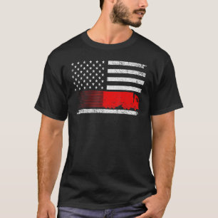 Camiseta Carro legal Para Homens, Veículo De Caminhão Tr