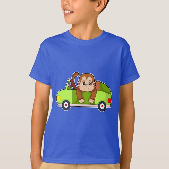 Camiseta Carro Macaco (Frente)