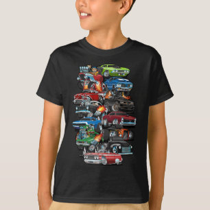 Camiseta Carro Madness! Carros Musculares, Carros Clássicos