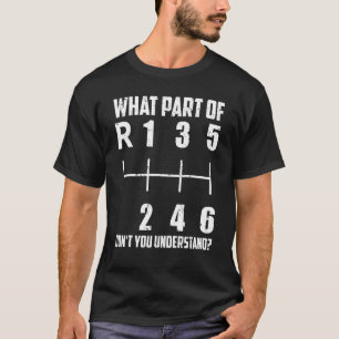 Camiseta Carro Manual de Desvio de 6 Engrenagens Que parte