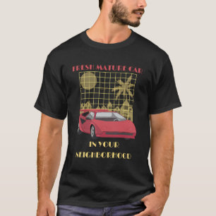 Camiseta Carro Maturo Fresco Na Sua Vizinhança - Retro Vint