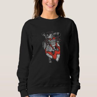 Camiseta Carro Mecânico Automóvel Mecânico Coração Bomba Mo