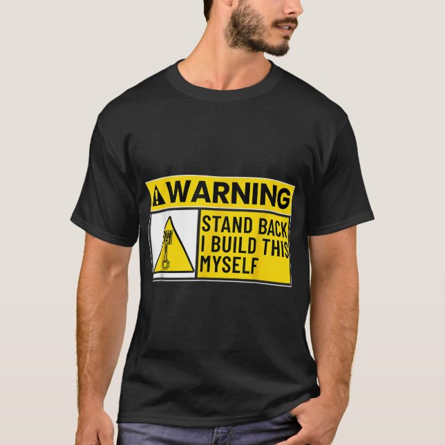 Camiseta Carro Mecânico De Caminhão Engraçado De Bicho De V (Frente)