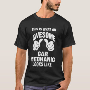 Camiseta Carro Mecânico Incrível Parece Engraçado