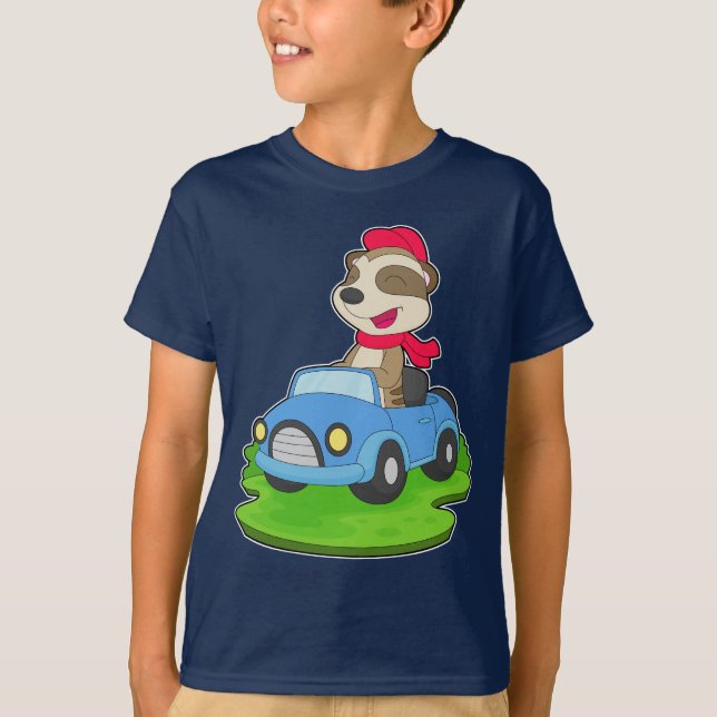 Camiseta Carro Meerkat (Frente)