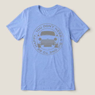 Camiseta Carro Mini Clássico linha de etiqueta original dos