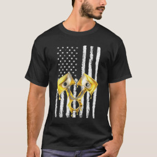 Camiseta Carro Muscle Americano Bandeira Piston 10
