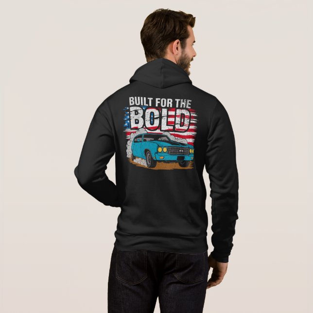 Camiseta Carro muscular clássico (Parte Traseira Completa)