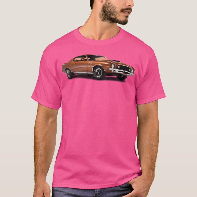 Camiseta carro muscular vintage (Frente)