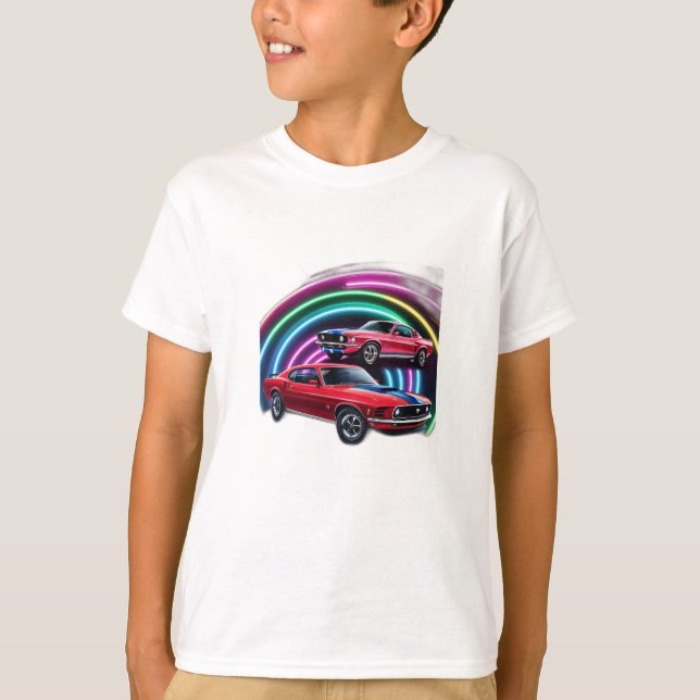 Camiseta carro músculo clássico (Frente)