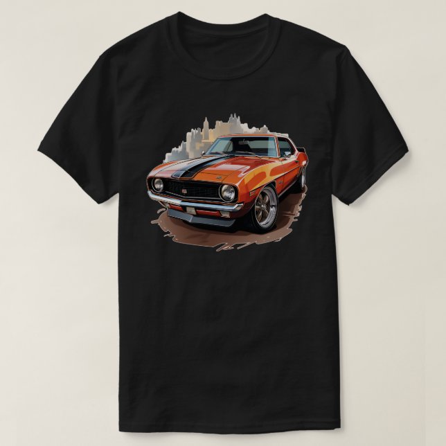Camiseta Carro Musculoso Clássico (Frente do Design)