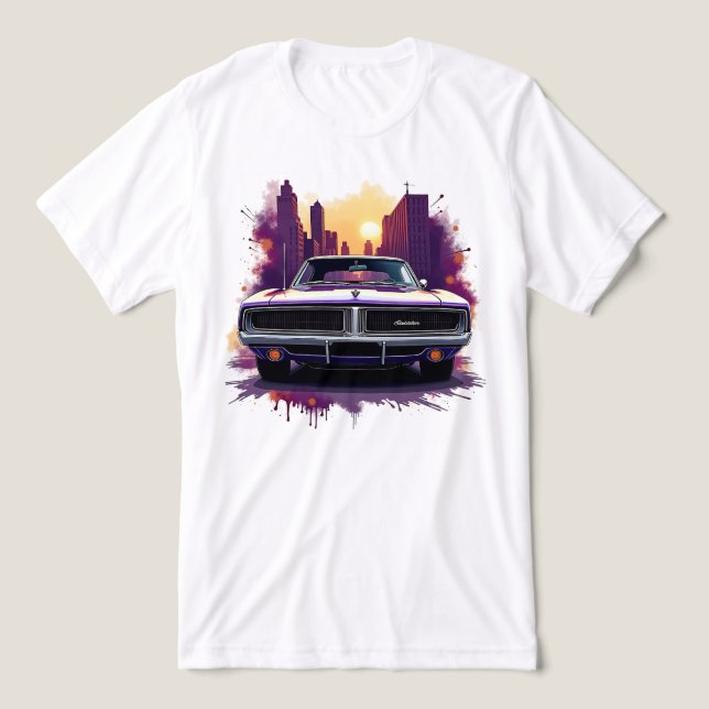 Camiseta Carro Musculoso com Grafite (Design frontal)