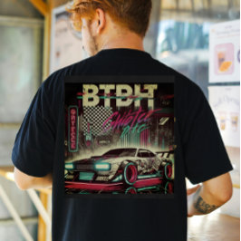 Camiseta Carro Neon Grunge
