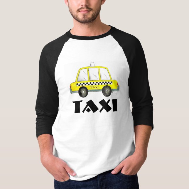 Camiseta Carro Nova Iorque de táxi amarelo Verificado NYC (Frente)